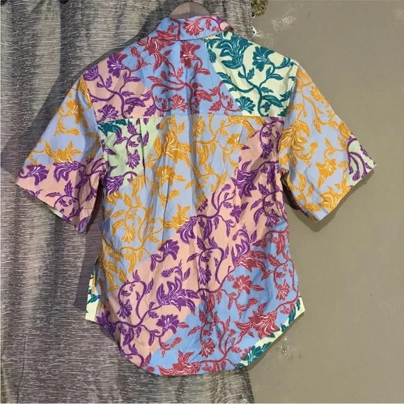 Derek Lam 10 Crosby Keaton Oversized Button Down Shirt - Picture 4 of 10